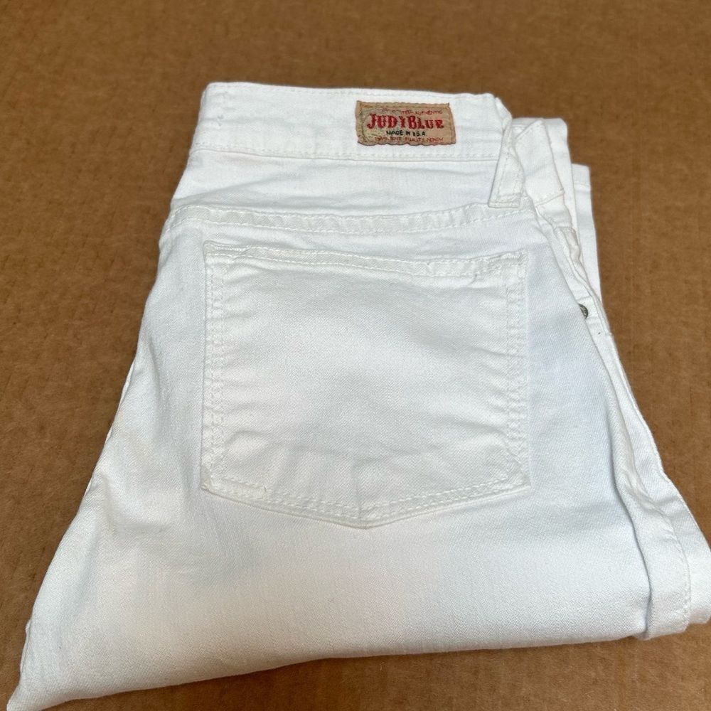 Judy Blue NWT 5 Pocket White Skinny Jeans size 0 Style #80119